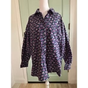 Vintage 90s Gitano Floral Button Down Shirt
